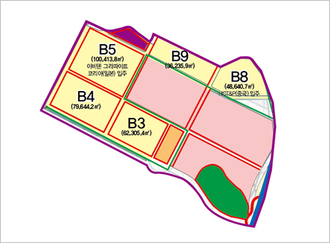 포항 부품소재 전용공단 (단지형 외국인투자 지역) 이미지